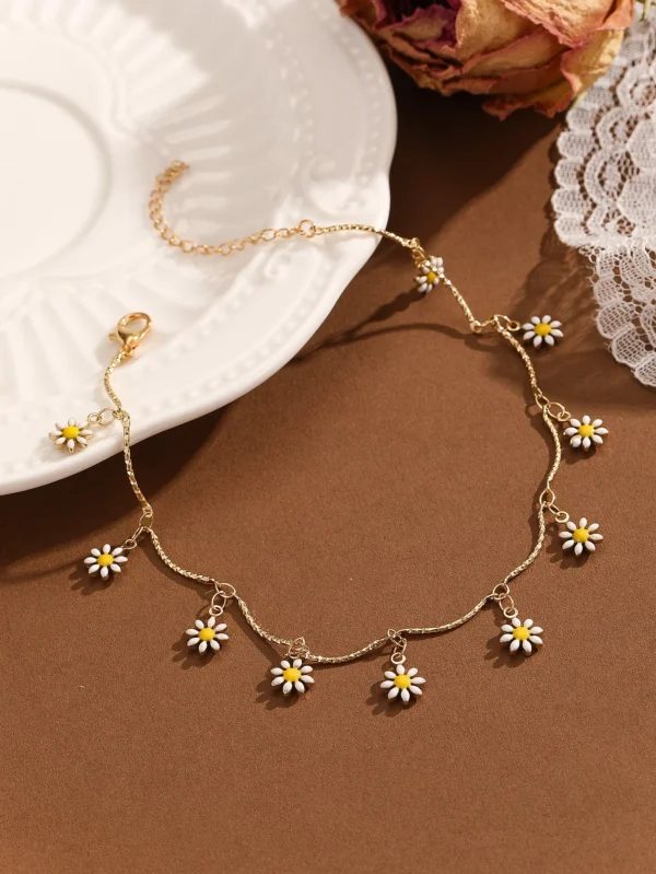 Bracelets de cheville réglables en acier inoxydable pour femmes, bracelet de cheville pendentif Destroy AndrPendant, style Boho, vente en gros, 316, offre spéciale – Image 2