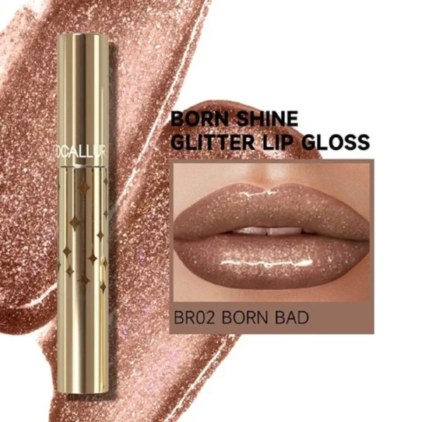 FOCALLURE Brillant à Lèvres Glitter Waterproof Longue Tenue Rouge à Lèvres Liquide Hydratant Surface Miroir Lèvres Maquillage Cosmétiques – Image 4