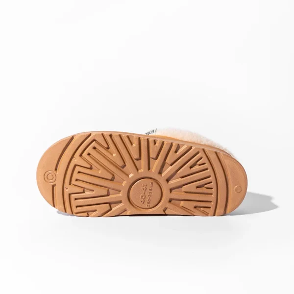 Pantoufles moelleuses pour femmes, semelle oligoptics d'intérieur, coordonnantes et chaudes. – Image 5