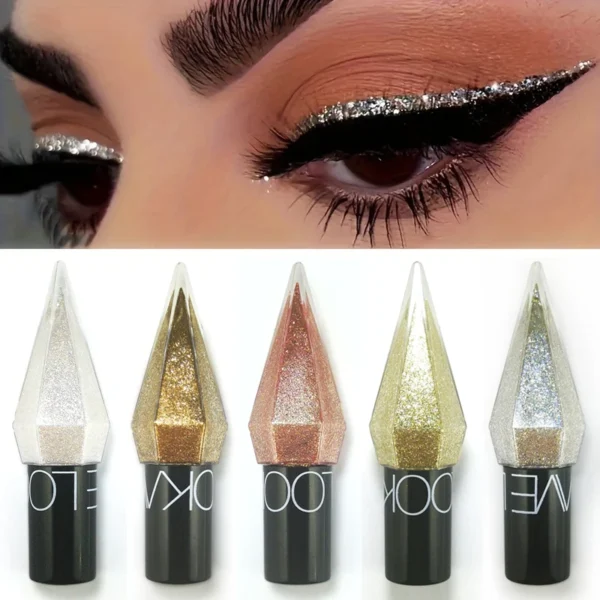 Fard à paupières liquide – Diamond Sparkle & Flash Highlight pour des yeux époustouflants