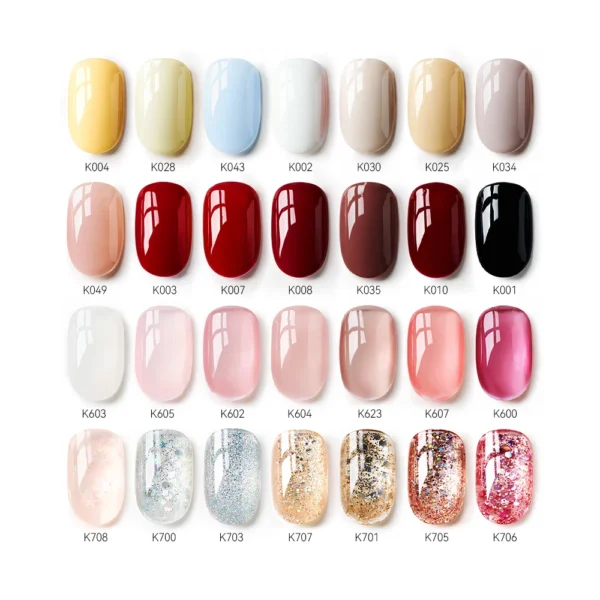 Vernis à ongles gel bleu marine MAYCHAO 12 ml Vernis à ongles gel semi-permanent brillant à tremper UV LED givré – Image 3