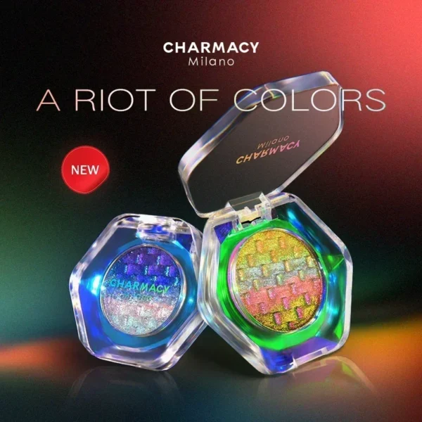 Ombre à Paupières Duochrome Rainbow – 5 Couleurs Multichromes Éclatantes – Image 6