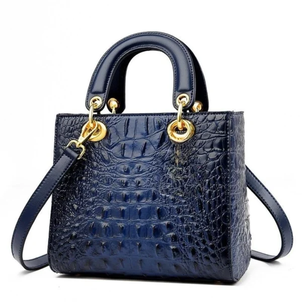 Sacs à main en cuir de créateur de marque de luxe pour femmes, sac à main initié, fourre-tout en crocodile, sacs à main Messenger pour dames, haute qualité – Image 6