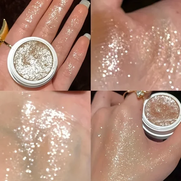 Enlumineur Shimmer Glitter Mashed Potatoes – Enlumineur gel pour le visage et le corps