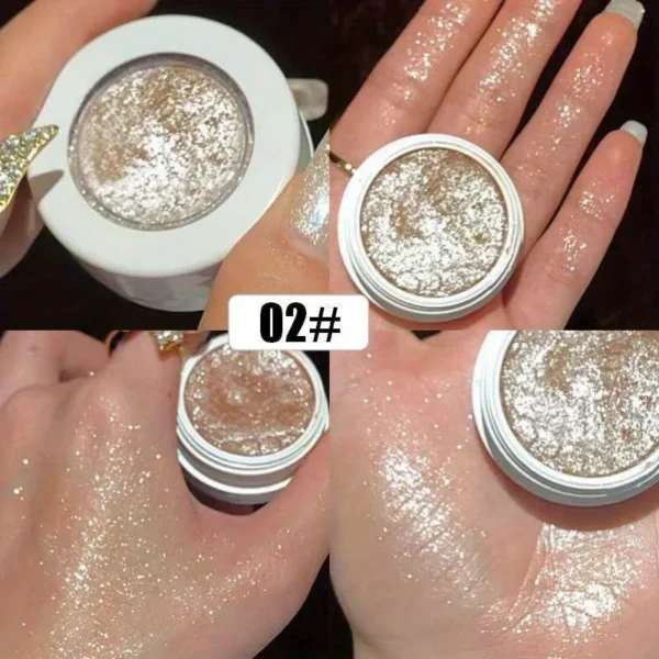 Enlumineur Shimmer Glitter Mashed Potatoes – Enlumineur gel pour le visage et le corps – Image 2