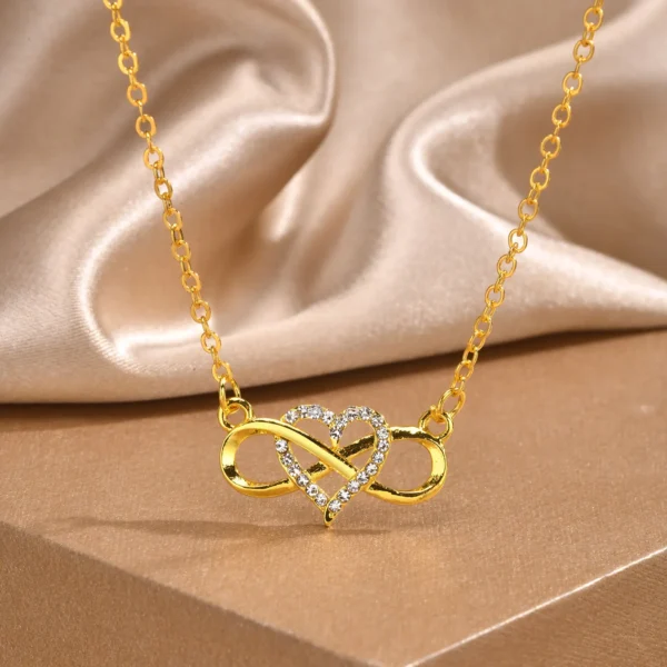 Collier Coeur Extron pour Femme, Bijoux Cubique, Colonne Vertébrale, Cadeaux d'Anniversaire pour Femme, Petite Amie, Fille