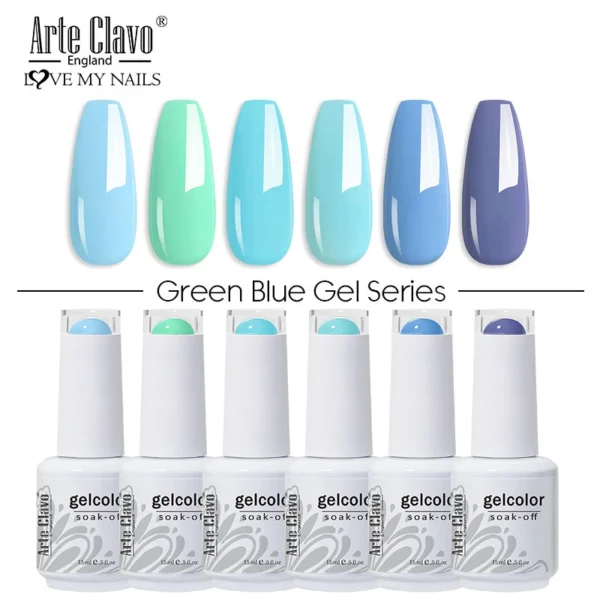 Vernis à ongles gel Arte Clavo 15 ml Vernis hybride 179 couleurs Nail Art pour manucure.