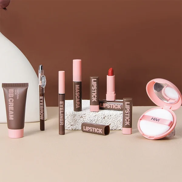 Coffret cadeau de maquillage HiVi – Poudre, colle, rouge à lèvres et essentiels de maquillage pour un cadeau de Saint-Valentin parfait – Image 6