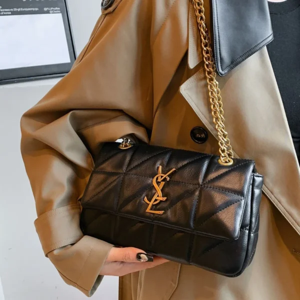 Sac à main carré en cuir PU avec pompon pour femme, sac messager initié, sac à main léger, marque de luxe, mode féminine
