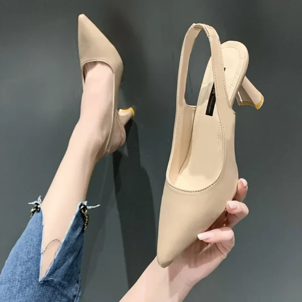 Talon aiguille Parker pointu pour femme, bouche peu profonde,  chaussures confortables et élégantes, mode estivale.