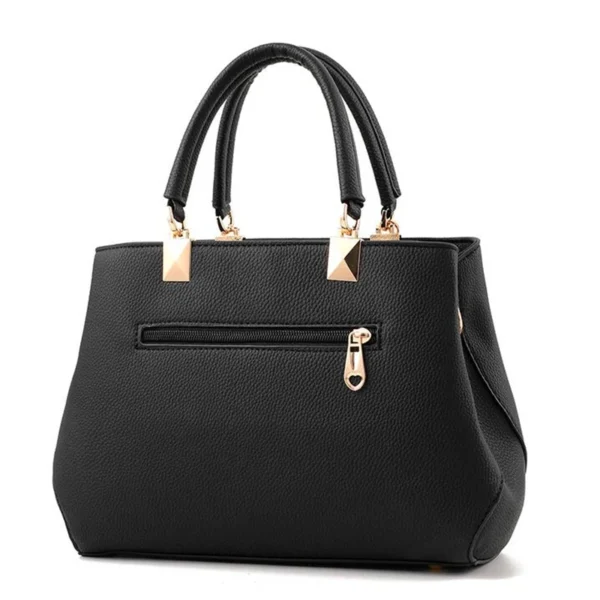 Sacs (DIM: 28cmx11cmx19cm) messager élégants pour femmes avec pendentif fleur, fourre-tout de bureau pour dames, sac à main à bandoulière initiés – Image 3