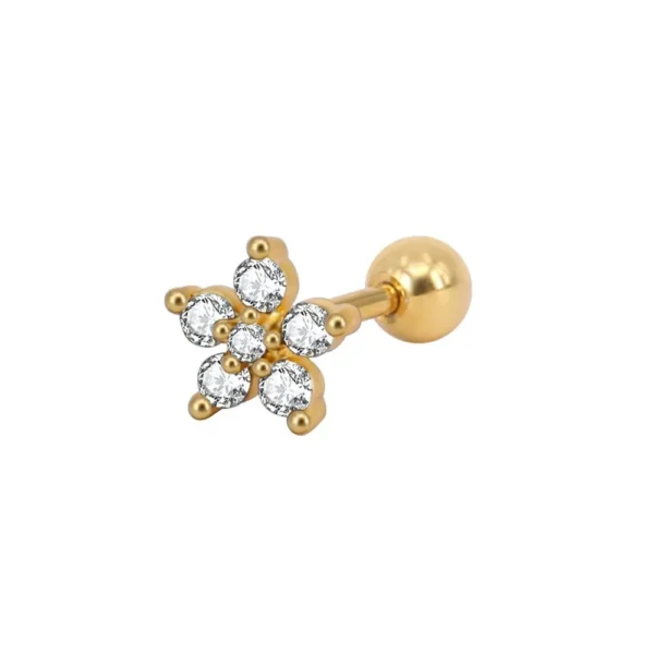 Mini Boucles d'Oreilles en Acier Inoxydable pour Femme, Bijoux de Piercing, Helix, Tragus, Cartilage, Nouveauté, 1 Pièce – Image 6