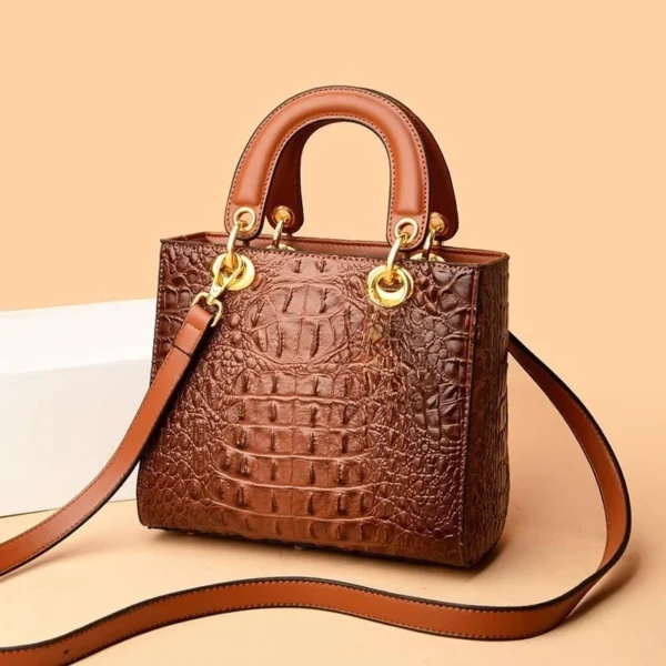 Sacs à main en cuir de créateur de marque de luxe pour femmes, sac à main initié, fourre-tout en crocodile, sacs à main Messenger pour dames, haute qualité – Image 4