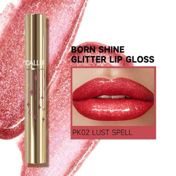 FOCALLURE Brillant à Lèvres Glitter Waterproof Longue Tenue Rouge à Lèvres Liquide Hydratant Surface Miroir Lèvres Maquillage Cosmétiques – Image 6