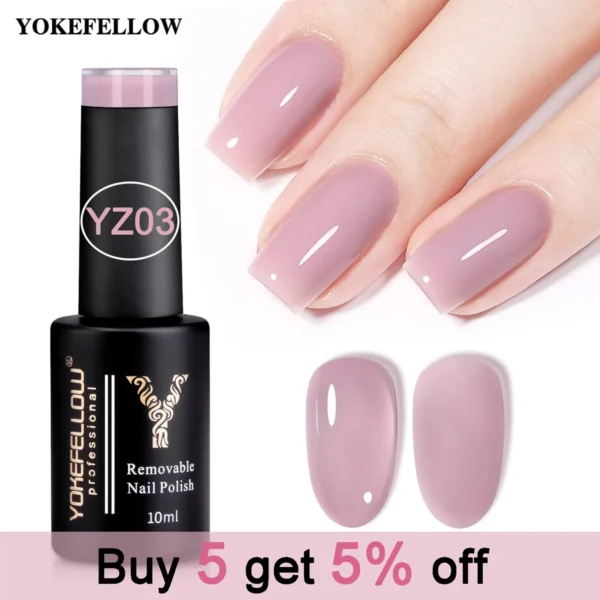 Gel Vernis À Ongles De Haute Qualité Translucide Blanc Laiteux Vernis À Ongles Tremper Hors UV LED Gel pour L'art des Ongles